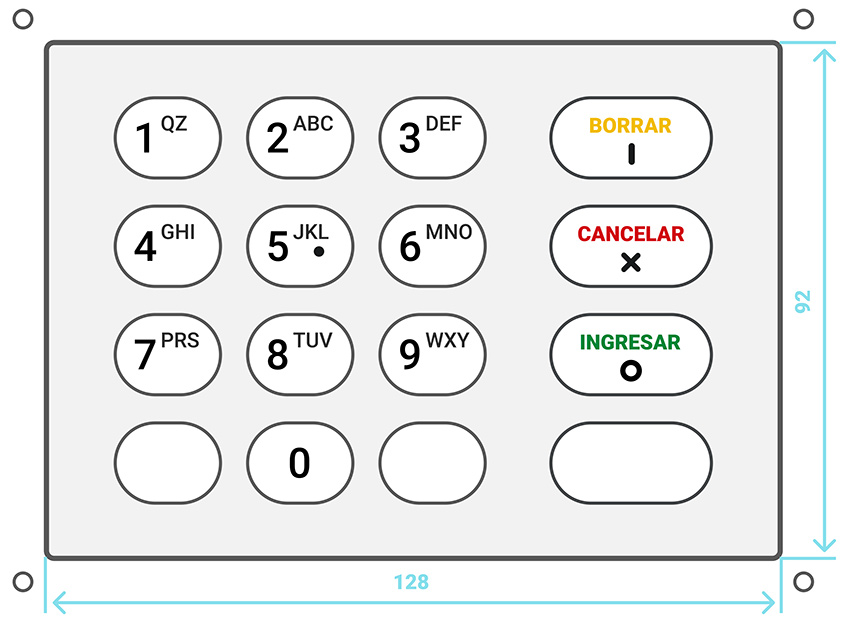 Spanish keyboard layout