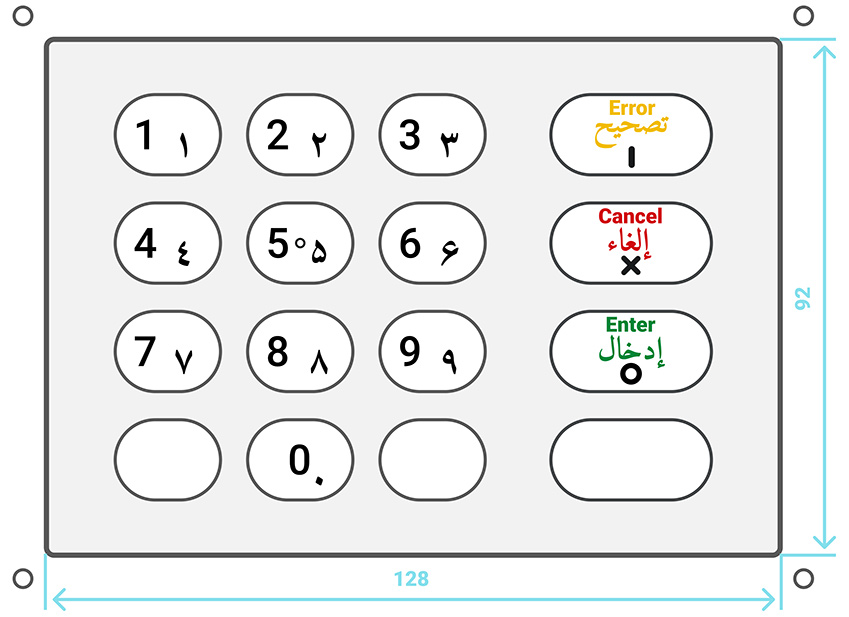 Arabic-English keyboard layout